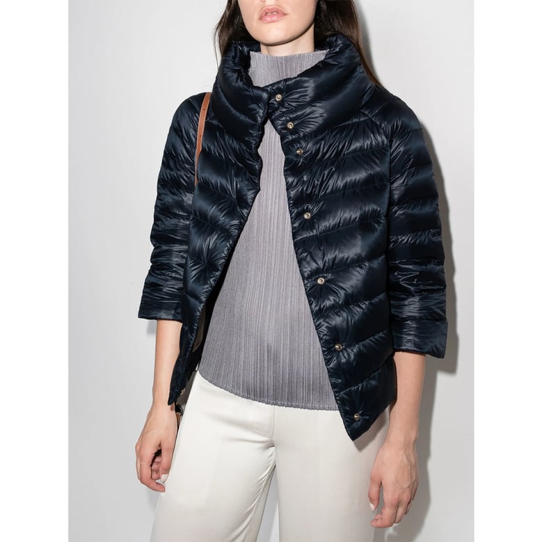 padded jacket navy blue by Selfnex