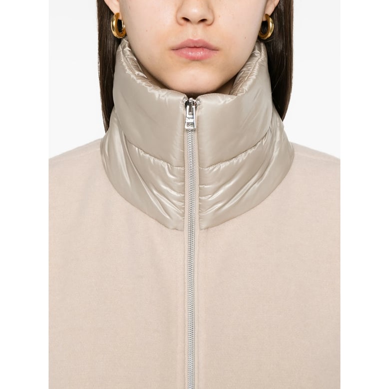 cape quilted cashmere-wool light beige by Selfnex