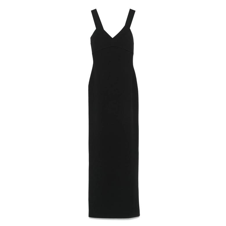 dress v-neck black by Selfnex