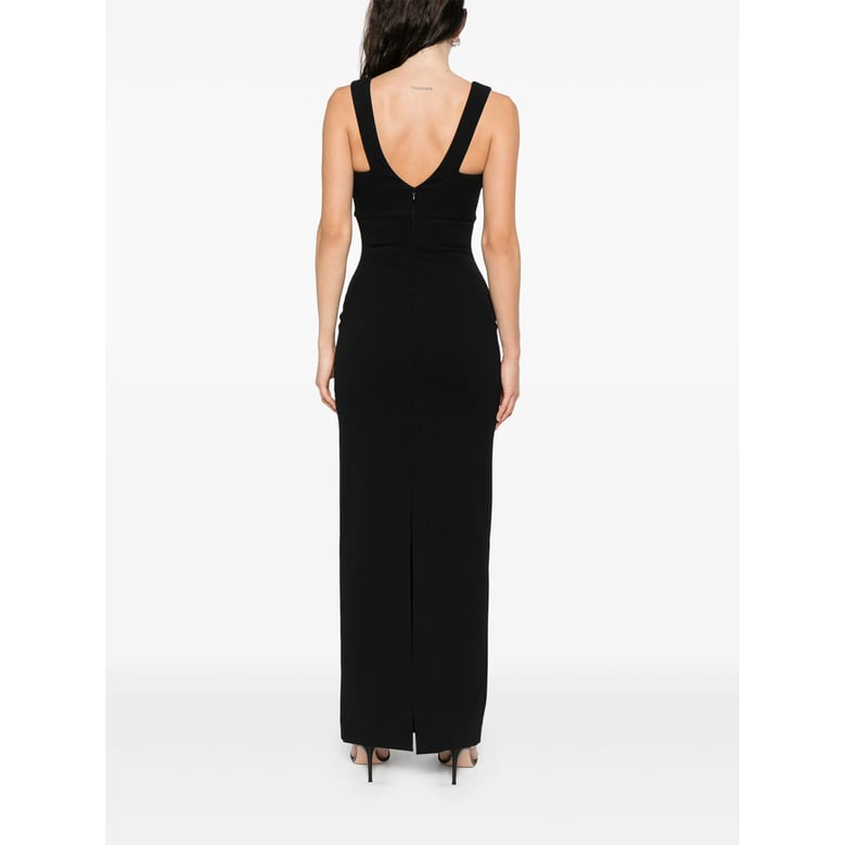 dress v-neck black by Selfnex