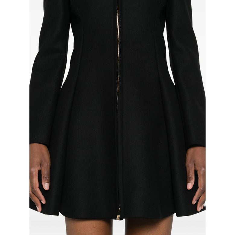 coat with flared hem by Selfnex
