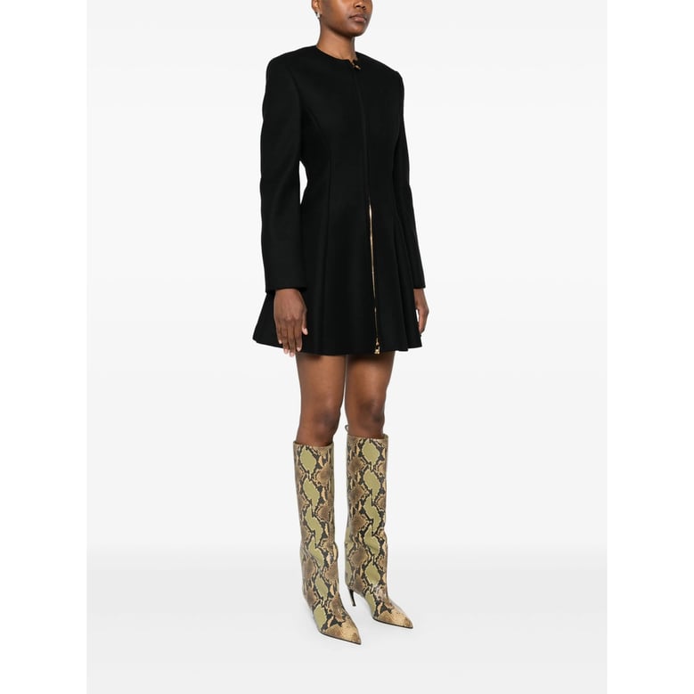 coat with flared hem by Selfnex