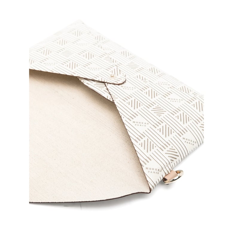 small leather goods in light beige by Selfnex