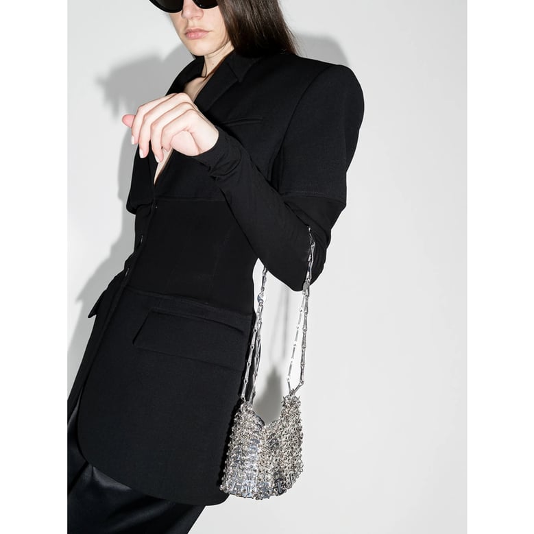 chainmail effect open top bag by Selfnex