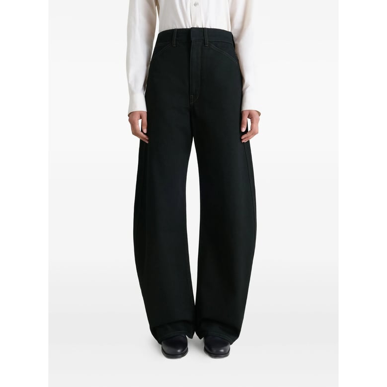 wide-leg jeans black by Selfnex