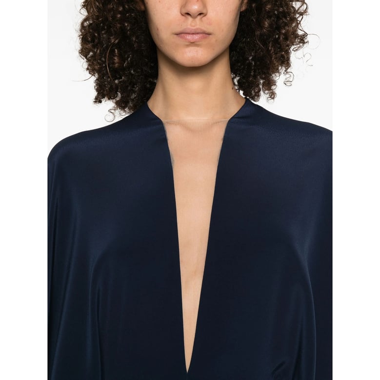 stephane rolland v-neck maxi dress by Selfnex