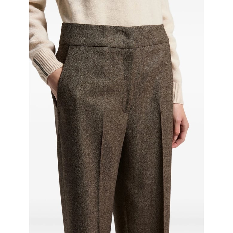 peserico brown tailored trousers by Selfnex