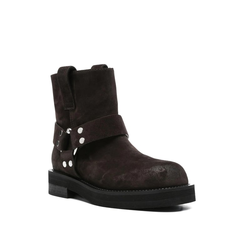 coffee brown ankle boots by Selfnex