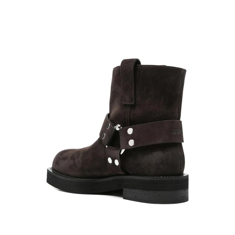 coffee brown ankle boots by Selfnex