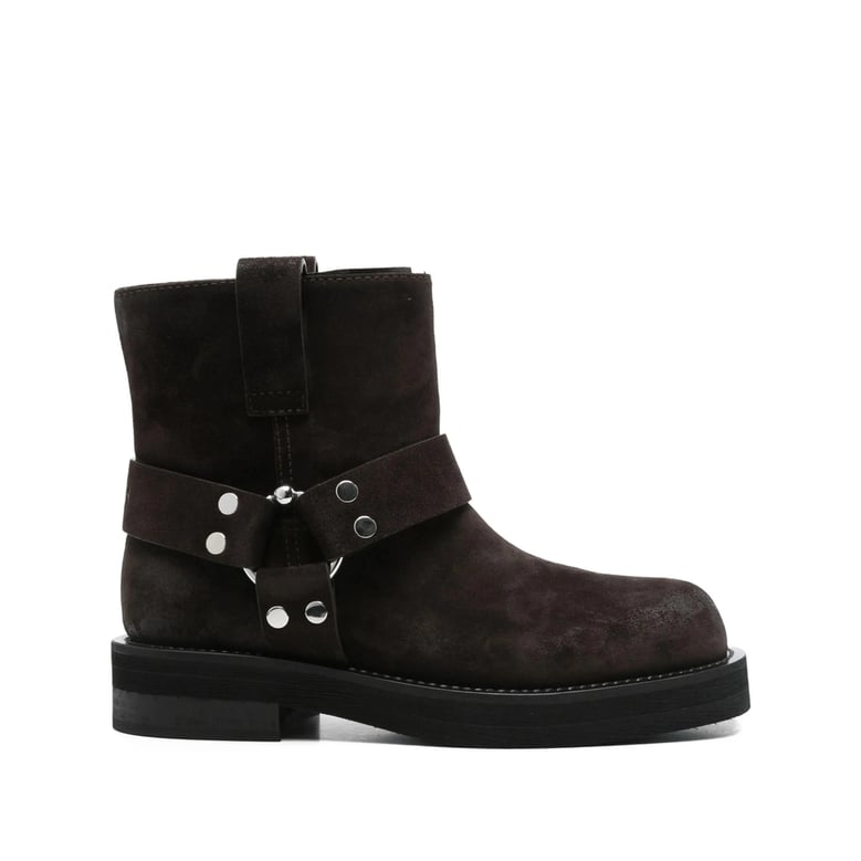 coffee brown ankle boots by Selfnex