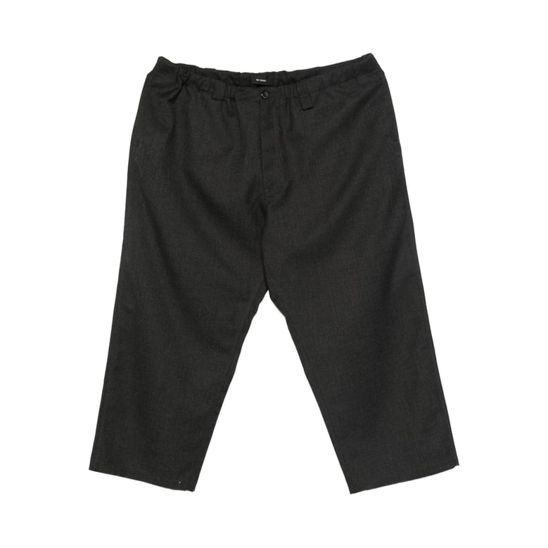 black straight trousers by Selfnex