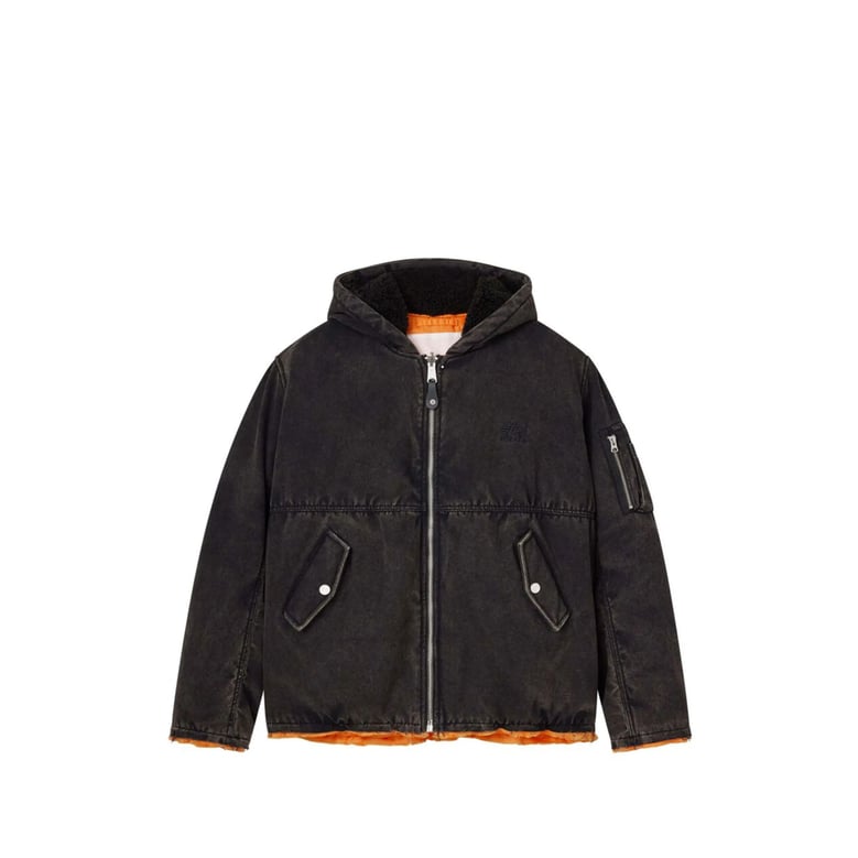 hooded jacket with zip front fastening by Selfnex
