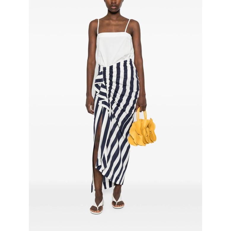 skirt with asymmetric hem by Selfnex