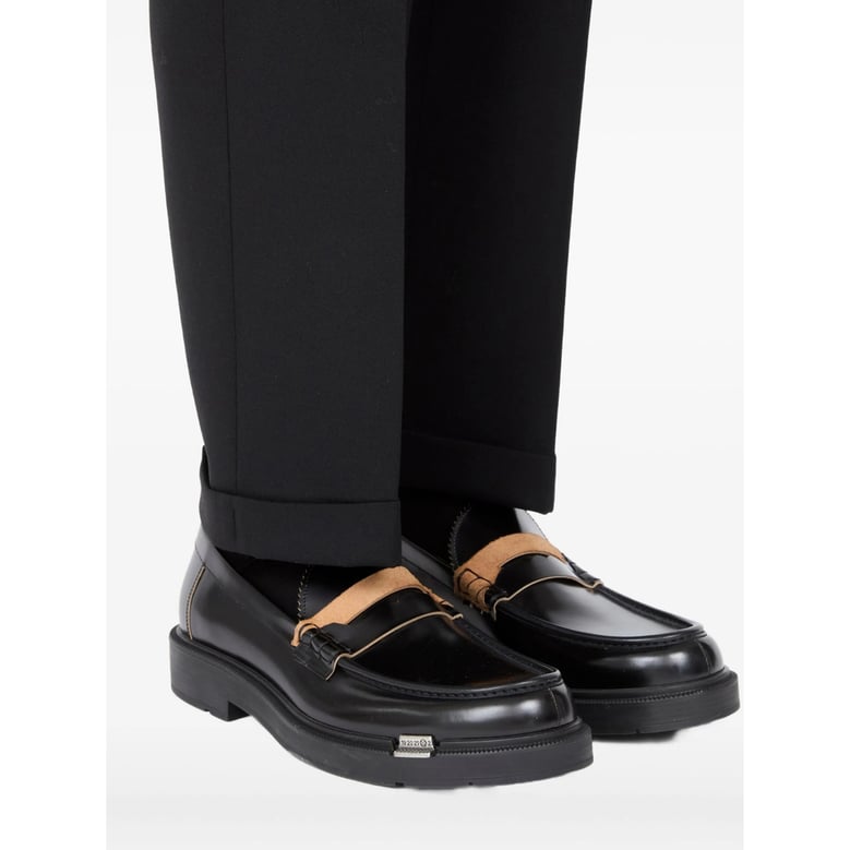 loafers black penny strap by Selfnex
