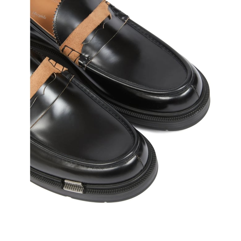 loafers black penny strap by Selfnex