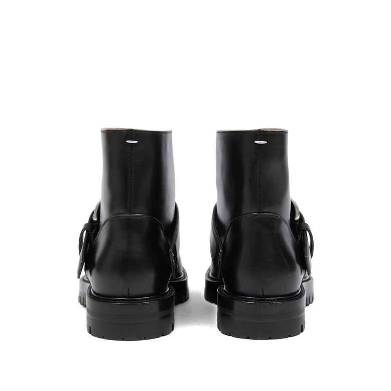 calf leather ankle boots by Selfnex