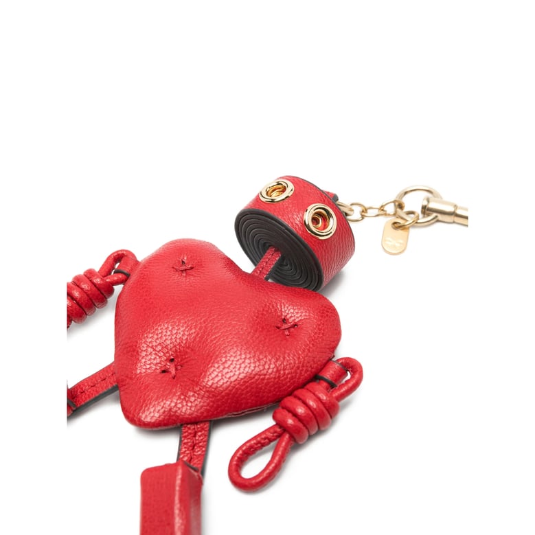 heart shape robot keyring by Selfnex