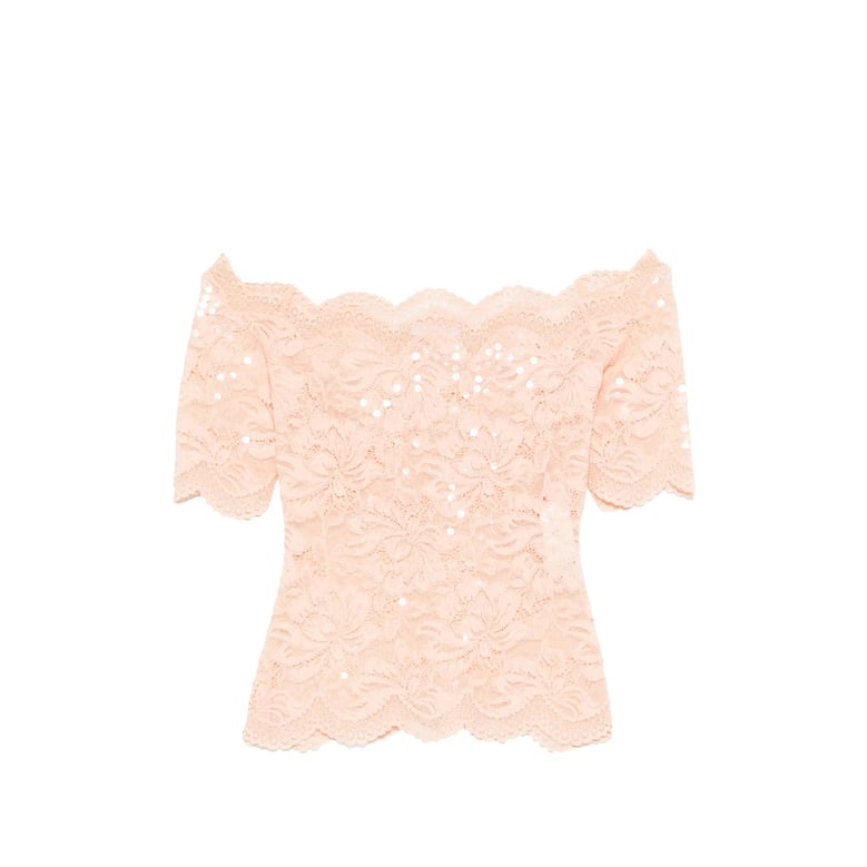 top in orange lace by Selfnex