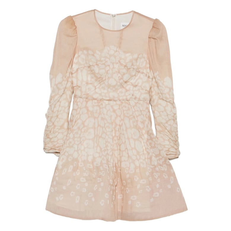 malina dress in beige by Selfnex