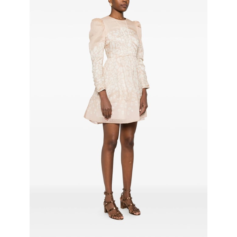 malina dress in beige by Selfnex