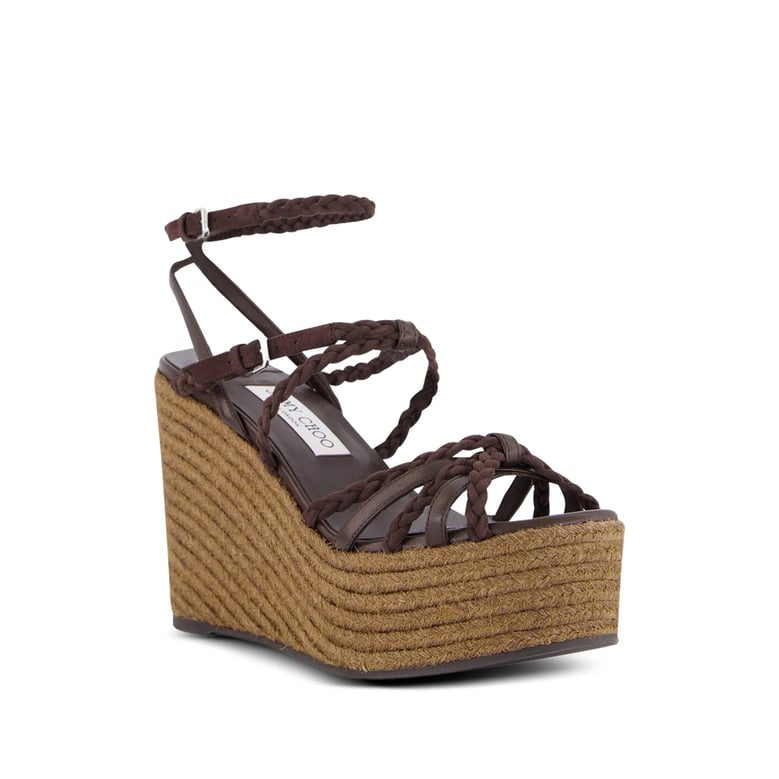 wedge sandals nyra brown by Selfnex