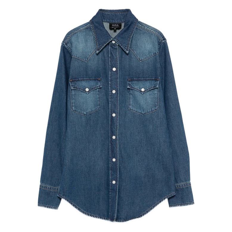 shirt with chest pockets and button fastening by Selfnex