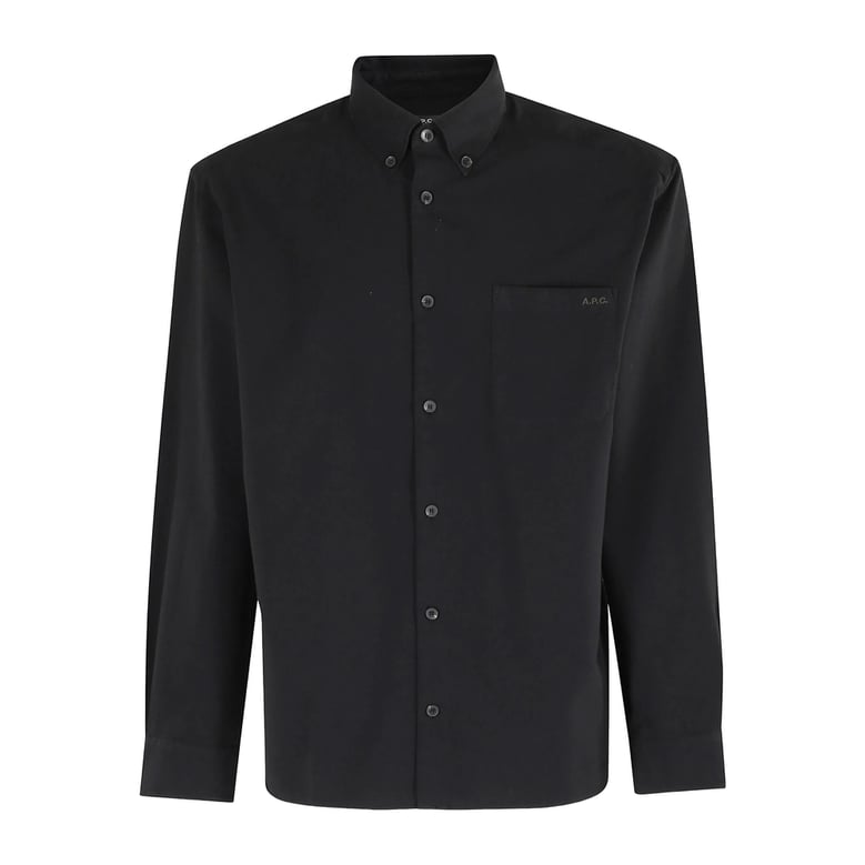 black long sleeve shirt with logo by Selfnex