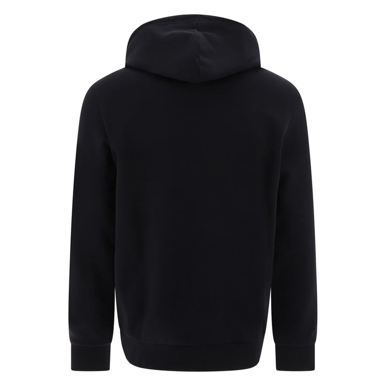 drawstring hood sweatshirt with logo print by Selfnex