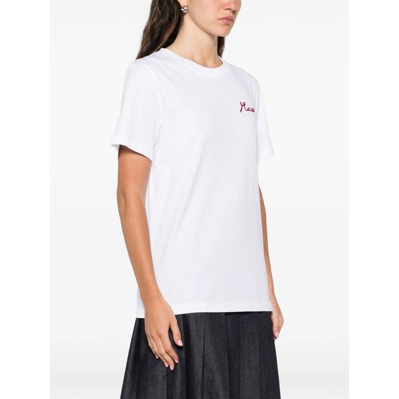 white logo t-shirt by Selfnex
