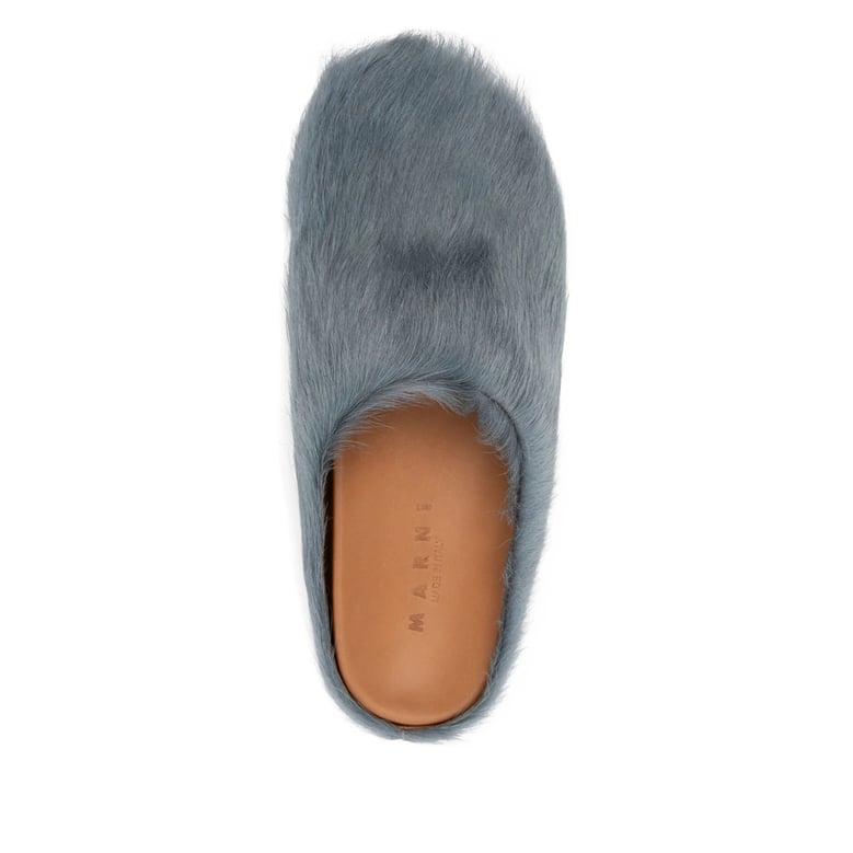 aquamarine blue slip-on shoes by Selfnex