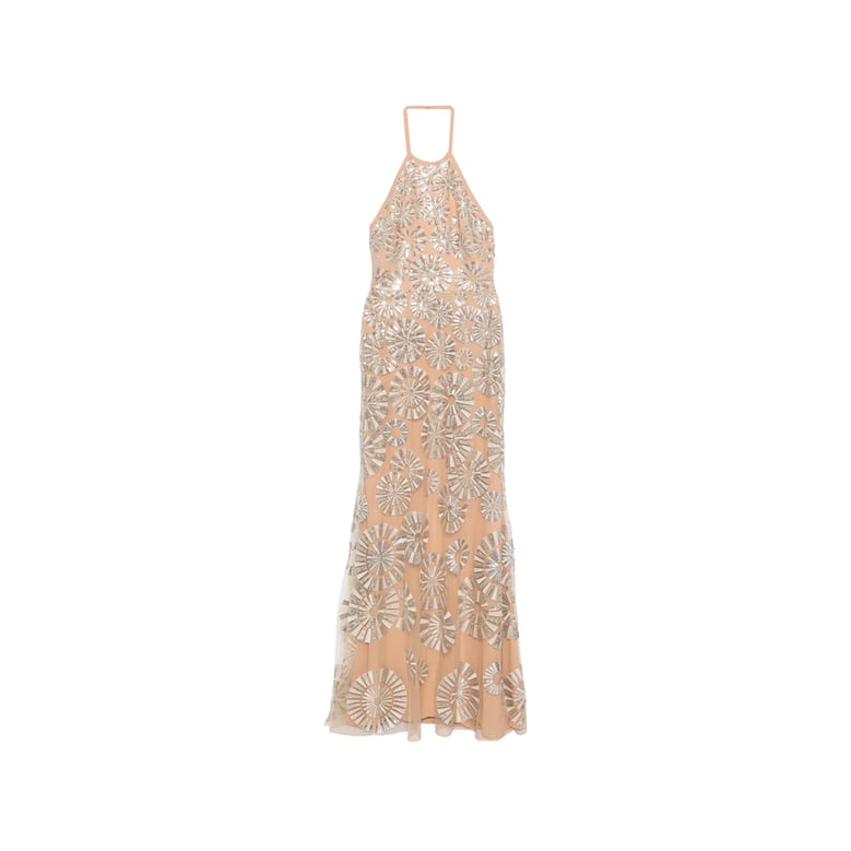 sleeveless dress with sequins by Selfnex