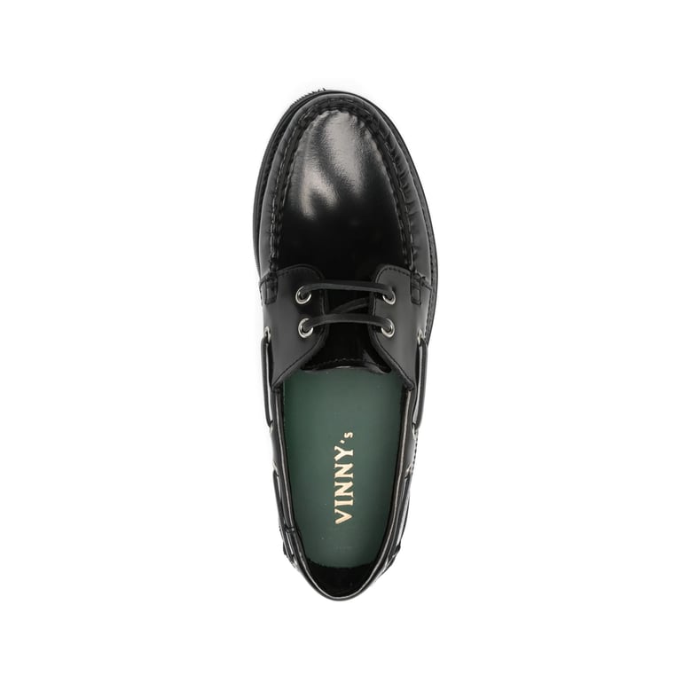 vinny's lace-up shoes in black by Selfnex