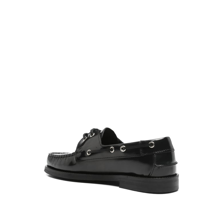 vinny's lace-up shoes in black by Selfnex