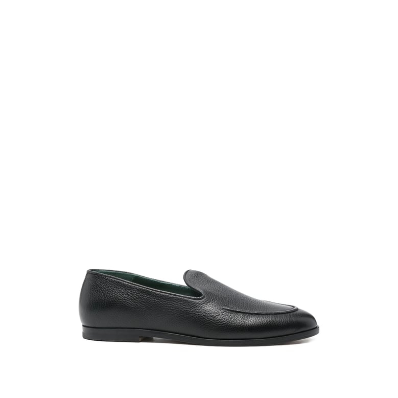loafers calf leather black by Selfnex