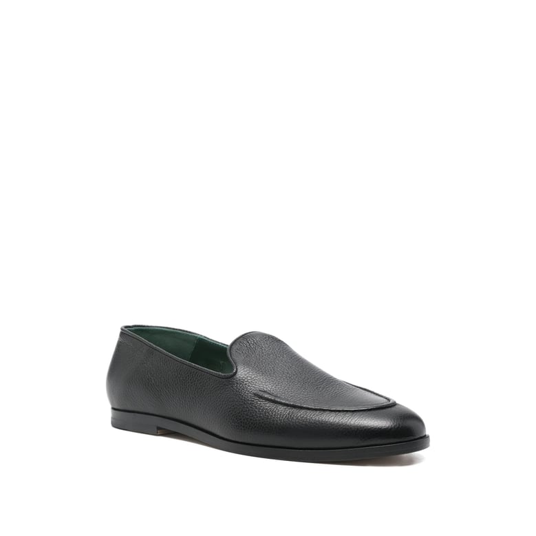 loafers calf leather black by Selfnex