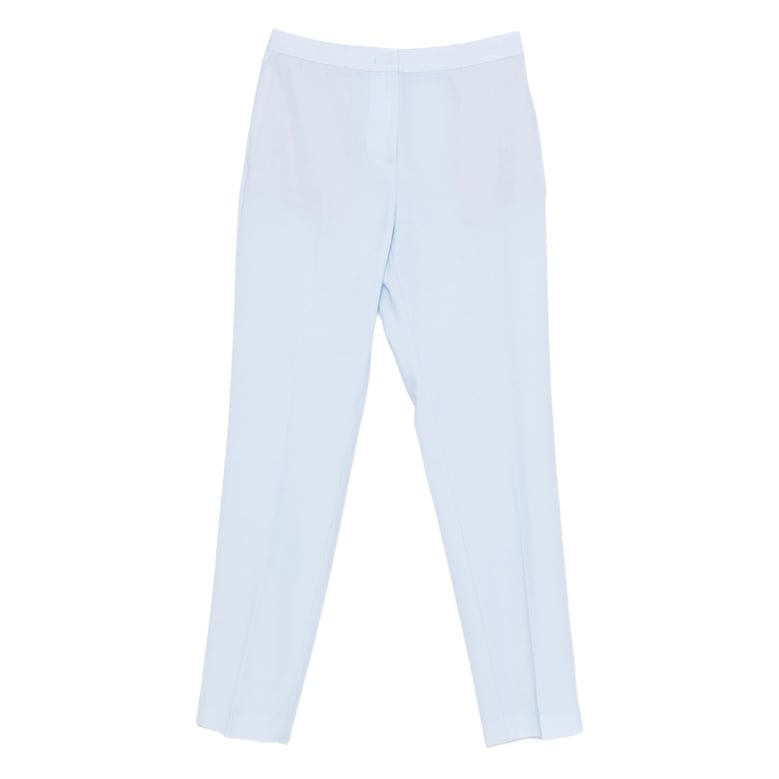 concealed fastening straight leg trousers by Selfnex