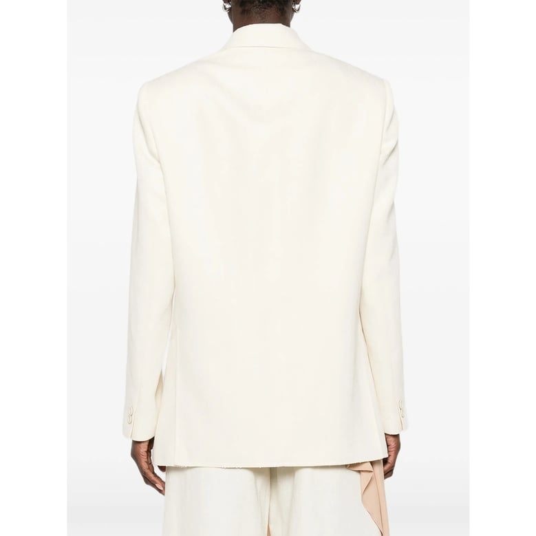 double-breasted jacket with peak lapels by Selfnex