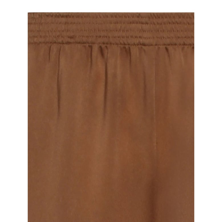 light brown wide leg trousers by Selfnex