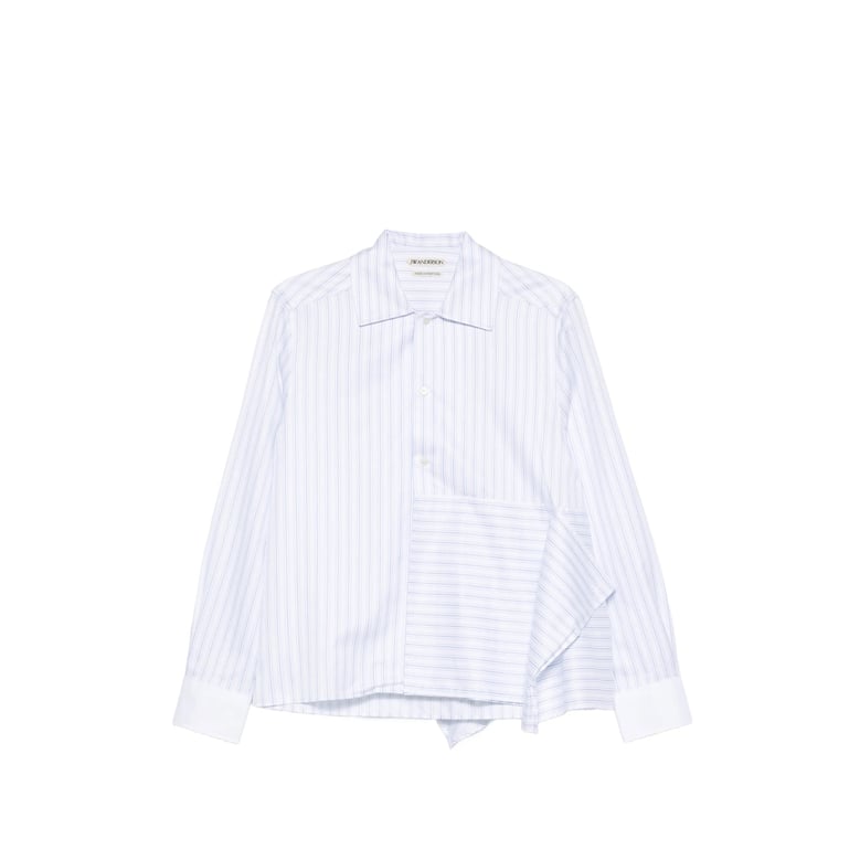 shirt with white/blue stripes by Selfnex