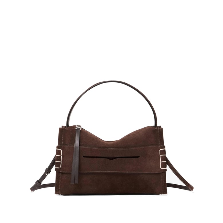 suede brown bag by Selfnex