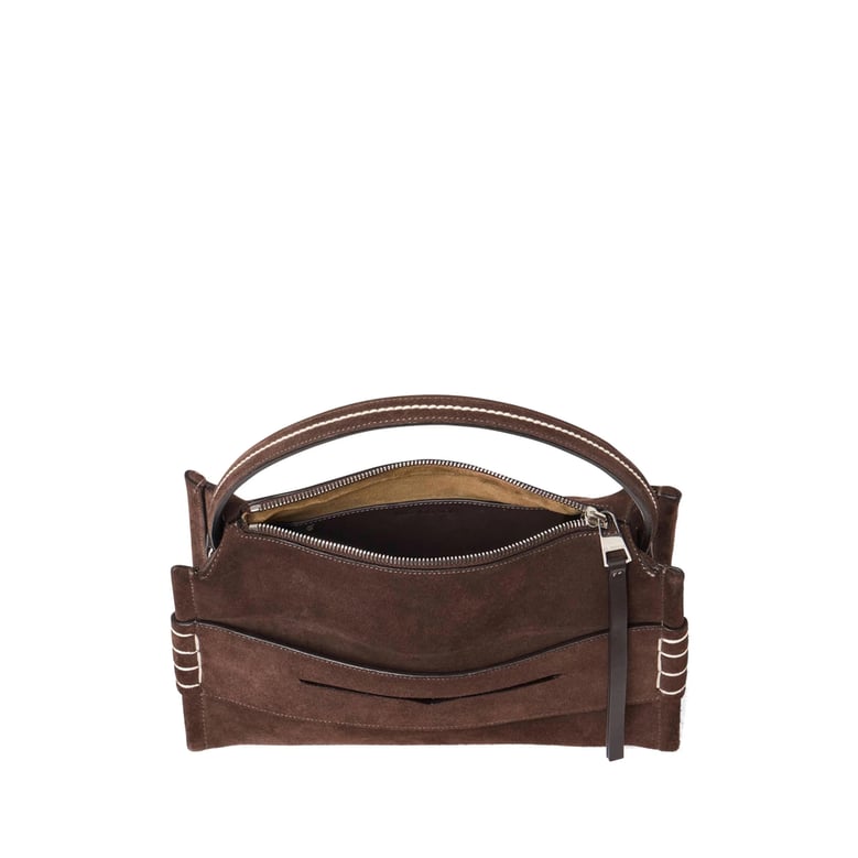 suede brown bag by Selfnex