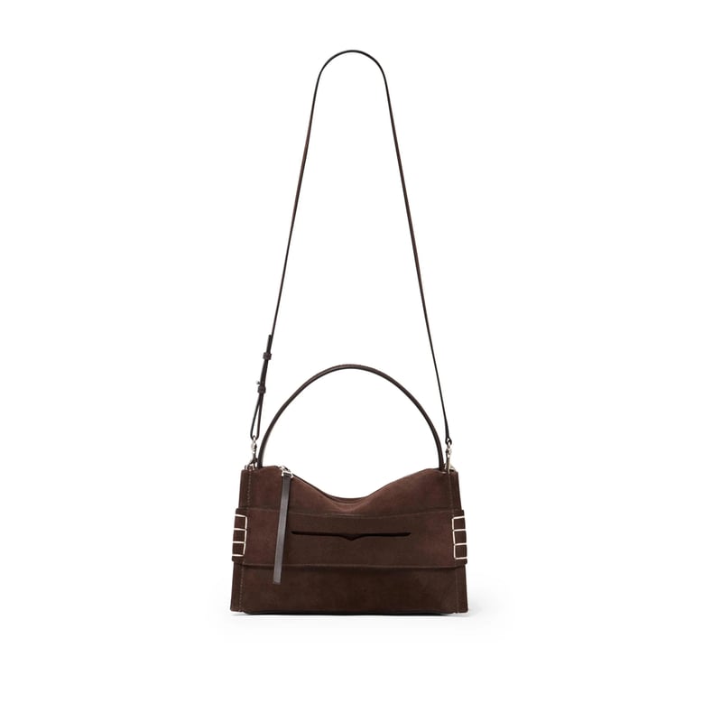 suede brown bag by Selfnex