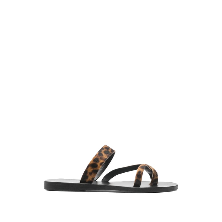 lynx strappy toe post flat sandals by Selfnex