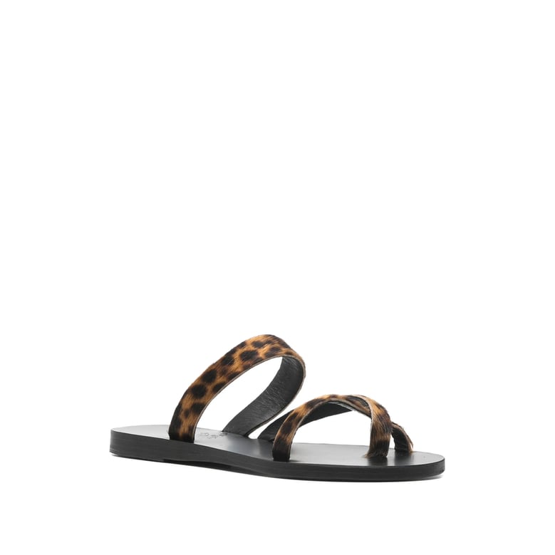 lynx strappy toe post flat sandals by Selfnex