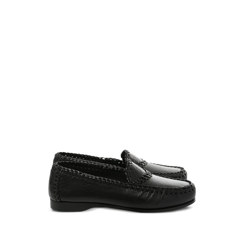 loafers black braided detail by Selfnex