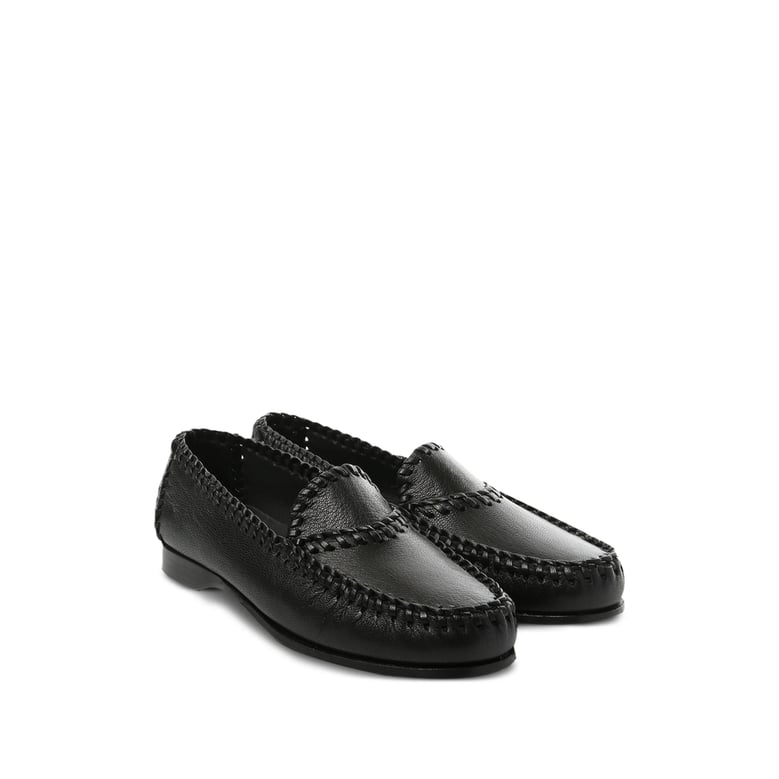 loafers black braided detail by Selfnex