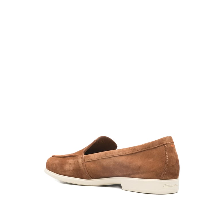light brown suede slip-on shoes by Selfnex