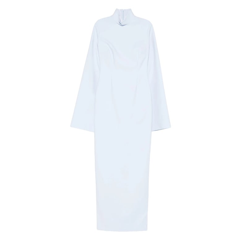 high neck long sleeve dress by Selfnex