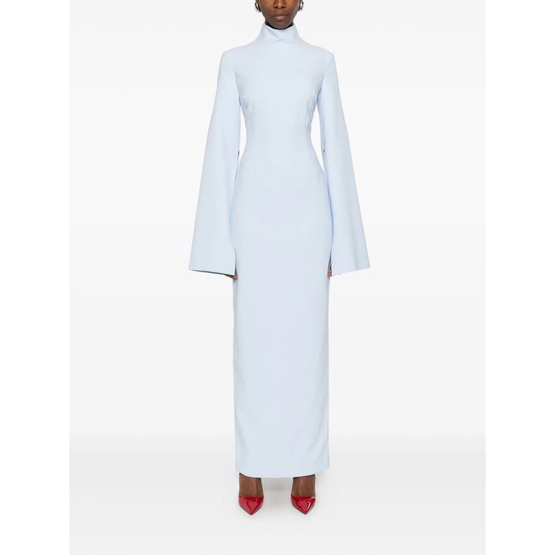 high neck long sleeve dress by Selfnex