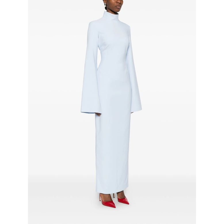 high neck long sleeve dress by Selfnex